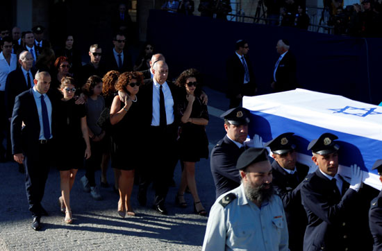 مراسم جنازة الرئيس الإسرائيلى السابق شيمون بيريز